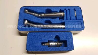 Lot of 3 x W&H handpieces for dental surgery including 1 x Toplight 898 and 1 x Synea TA-98LC and 1 x 924/17