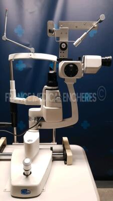 CSO Slit Lamp SL980 - TYPE 3X - w/ CSO Electric Table (Powers up) - 4