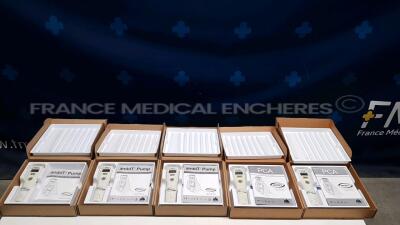 Lot of 5 x Summit Medical/Sorenson Medical Infusion Pumps amIT PCA - no batteries included (All power up) *238441/238435/238438/119173/210484*