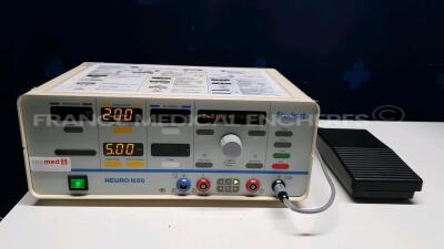 Stockert Radiofrequency Lesion Generator Neuro N50 - YOM 2014 - w/ Stockert Footswitch 39D-03X (Powers up) *NST-02/116*