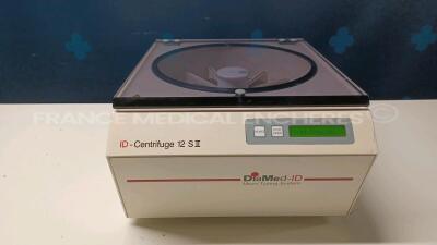 DiaMed Centrifuge 12SII - Cannot open lid/cover (Powers up) *9000011632*