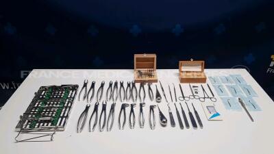 Lot of Instruments for dental surgery