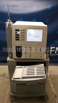 Alcon Fragmatome Accurus 800CS - YOM 11/2001 - w/ Alcon Footswitch - system advisory alert detected (Powers up) *0102219601X*