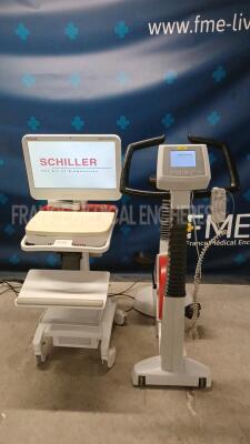 Schiller Stress System Cardiovit CS-200 Touch w/ Schiller Ergometer Ergosana and remote control (Powers up) *14020005/140320400109*