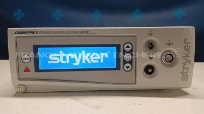Stryker Integrated Resection and Energy System Crossfire 2 - YOM 2015 (Powers up) *15C022454*