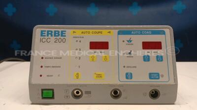 Erbe Electrosurgical Unit ICC 200 (No power) *1027*