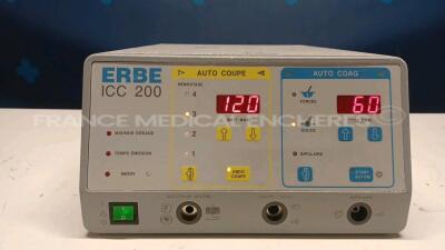 Erbe Electrosurgical Unit ICC 200 (Powers up) *1028*