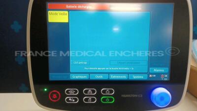 Hamilton Medical Ventilator C3 - YOM 2021 - S/W 2.0.6 - Count 19 hours (Powers up) *12098* - 4