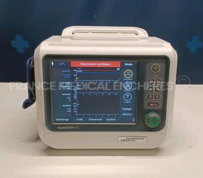 Hamilton Medical Ventilator C1 - YOM 2020 - S/W 3.0.2 - Count 50 hours - Demo unit (Powers up) *24438*