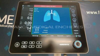 Hamilton Medical Ventilator C6 - YOM 2021 - S/W 1.1.5 - Count 1094 hours (Powers up) *7128* - 4