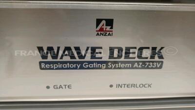 Anzai Respiratory Gating System AZ-733V - w/ 1 x Sensor Port and 1 x Wave Deck and 1 x Phantom Server UPM - YOM 2005 (Powers up) *3232200002790* - 10