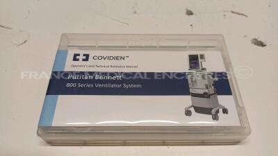 Lot of 7x Covidien Operator’s and Technical Reference Manuals for Puritan Bennett 800 series Ventilator System - 2