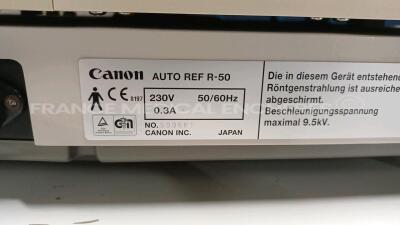 Canon Auto Refractometer R-50 - S/W 1.11 - CYL error detected (Powers up) *500961* - 11