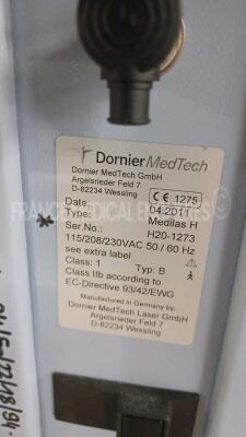 Dornier Holmium Laser Medilas H20 w/ Footswitch - Untested due to the broken key *H201273* - 5