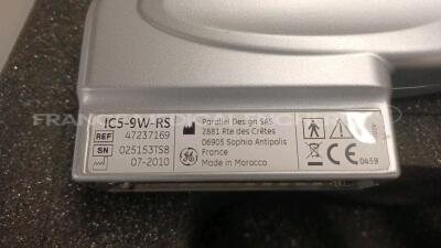 GE Probe IC5-9W-RS - YOM 2010 - See picture for the test *025153TS8* - 5