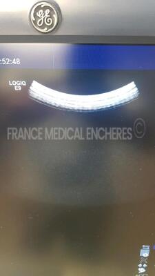 GE Ultrasound Logiq E9 - YOM 2013 - S/W R4 1.2 Keyboard Will Not Lock in Park Position Options contrast - DICOM - logiqview - volume navigation - true 3D - elastography - elastography analysis quantitative - bflow w/ GE Probe C2-9-D - YOM 2013 and GE Prob - 6