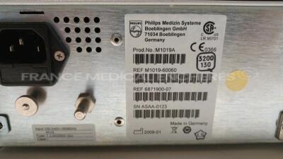 Lot of 3 x Philips Gas Modules IntelliVue G5 - M1019A - YOM 2009 (All power up) *ASAK-0230/ASAN-0063/ASAA-0123* - 6