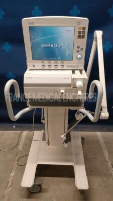 Maquet Ventilator Servo S - S/W V6.0 - Count 76274h (Powers up) *19954* - 2