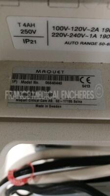 Maquet Ventilator Servo S - S/W V3.0 - Count 149444h (Powers up) *2797* - 4