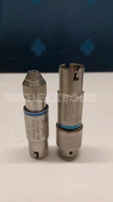Stryker Orthopedic Motor Core Universal Driver 5400-099-000 - w/ 1 x Stryker Pin Collet 4100-125-000 and 1 x Stryker Wire Collet 4100-062-000 and 1 x Stryker Drill 4100-131-000 and 1 x Stryker AO Small Drill 4100-110-000 - Untested *1431500613/1415604463/ - 4