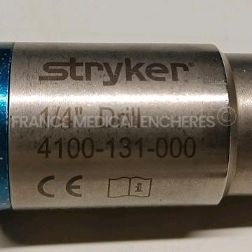 Stryker Orthopedic Motor Core Universal Driver 5400-099-000 - w/ 1 x Stryker Pin Collet 4100-125-000 and 1 x Stryker Wire Collet 4100-062-000 and 1 x Stryker Drill 4100-131-000 and 1 x Stryker AO Small Drill 4100-110-000 - Untested *1431500613/1415604463/ - 9