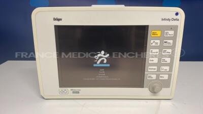 Drager Patient Monitor Infinity Delta - YOM 2007 - VF8.3-W - no power supply (Powers up) *5398301461*