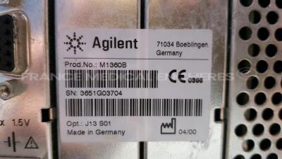 Lot of 2 x Agilent ECGs PageWriter 200 - S/W A.07.07 - French Language - 1 x Missing Battery and 1 x Agilent ECG Series 501X (All power up) *US00500268/CND4749702/3651G03704* - 13