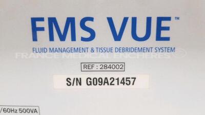 DePuy Mitek Fluid Management & Tissue Debridement System FMS VUE - S/W 3.11 (Powers up) *G09A21457* - 8