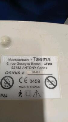 Lot of 2x Taema Ventilators Osiris2 - S/W V1.020 (Both power up) *B1495/E0360* - 4