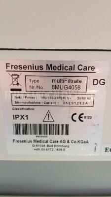 Fresenius Dialysis MultiFiltrate (Powers up) *8MUG4058* - 5