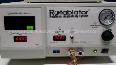 Boston Scientific Rotational Angioplasty System Rotablator RC 5000 - w/ Single Footswitch (Powers up) *RC105598* - 2