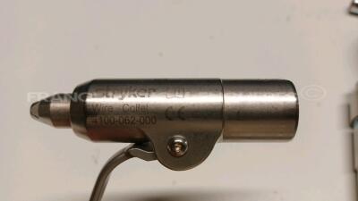 Stryker Orthopedic Motor Core Universal Driver 5400-099-000 - w/ 1 x Stryker Pin Collet 4100-125-000 and 1 x Stryker Wire Collet 4100-062-000 and 1 x Stryker Drill 4100-131-000 and 1 x Stryker AO Small Drill 4100-110-000 - Untested *0530600983/141410723/ - 6