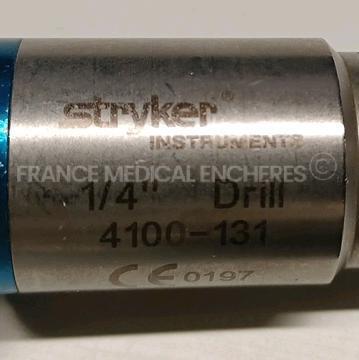 Stryker Orthopedic Motor Core Universal Driver 5400-099-000 - w/ 1 x Stryker Wire Collet 4100-062-000 and 1 x Stryker Pin Collet 4100-125-000 and 1 x Stryker AO Small Drill 4100-110-000 and 1 x Stryker Synthes Drill 4100-131 - Untested *1430300623/1222204 - 10