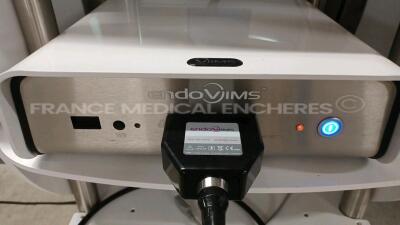  VIMS Coelioscopy Columm VLS650 w/ VIMS Video Processor EndoVims VSX8000HD and Camera VSX8000PR-4K and 2 x Vims Monitors PVM295 - YOM 2010 (Powers up) *10P107* - 2