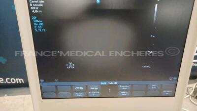 Philips Ultrasound CX50 - YOM 12/2009 - S/W 3.1.1 - Options Vascular Abdominal - Adult ultrasound - Cerebrovascular - DICOM networking - DICOM structured reporting - Manual 3D gray scale - OVG contrast - Peripheral vascular - Physio - QLAB-IMT - QLAB-ROI - 6