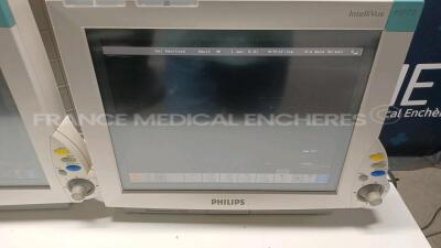 Lot of 1 x Philips Patient Monitor IntelliVue MP70 Neonatal - YOM 2008 - S/W H.15.45 and 1 x Philips Patient Monitor IntelliVue MP70 - YOM 2007 - S/W G.01.67 (Both power up) *DE73174523/DE73159402* - 3