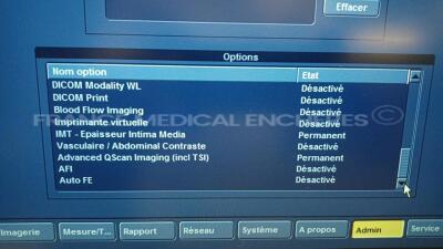 GE Ultrasound Vivid S6 - YOM 12/2014 - S/W 8.0.2 - in excellent condition - tested and controlled by GE Healthcare - Ready for clinical use - Options -ATO/ASO/TM Anatomique/Tissue Velocity Imaging & Tissue Tracking/M4S-RS/LOGIQView/Convexe Virtuel/Q analy - 9