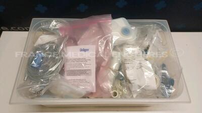 Lot of Mixed Drager Ventilator Accessories