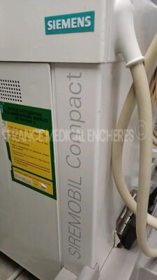 Siemens C-Arm Siremobil Compact - YOM 2002 - tube changed in 2010 w/ Sony Hybrid Graphic Printer UP-971AD (Powers up)*04341S06* - 11