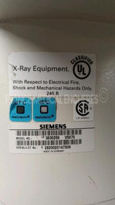 Siemens C-Arm Siremobil Compact - YOM 2002 - tube changed in 2010 w/ Sony Hybrid Graphic Printer UP-971AD (Powers up)*04341S06* - 18