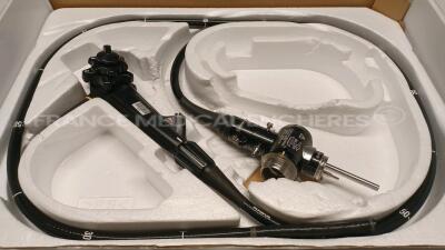 Olympus Colonoscope CF-H180AL Engineer's report : Optical system no fault found ,Angulation no fault found , Insertion tube no fault found , Light transmission no fault found , Channels no fault found, Leak leak in the handle - no sprinkler *2107101*
