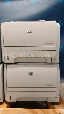Lot of 4x HP Printers LaserJet P2035 - YOM 2013 and 2014 and 2017 5All power up) *vnc3967008/vnc4c14237/vnc3933282/vnc4h11941* - 3