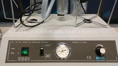 Lot of 1 x Atmos Surgical Suction Unit S 351 Natal - YOM 2012 - S/W 2.5 and 1 x EMC Surgical Suction Unit 8001 (Both power up) *170047634/R980558* - 6