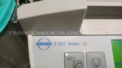 Lot of 1 x Atmos Surgical Suction Unit S 351 Natal - YOM 2012 - S/W 2.5 and 1 x EMC Surgical Suction Unit 8001 (Both power up) *170047634/R980558* - 7