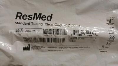 Lot of 9 x ResMed CPAP Standard Tubes 14994 (All Unused) - 9
