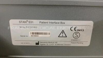 Neoventa Fetal Monitor Stan S31 w/ ECG/TOCO/US1/US2 Probes and Neoventa Printer Stan P11 (Powers up) *050270000442/P0621070/FB011519* - 7