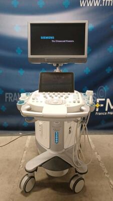 Siemens Ultrasound Acuson S2000 HELX TOUCH - YOM 2016 - S/W 500.1.114 w/ Siemens Probe 9L4 - YOM 2017 and Siemens Probe 18L6 - YOM 2019 Powers up) see pictures of the tests *71006043/91110010/213341*