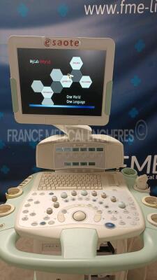 Esaote Ultrasound MyLab60 - YOM 2007 - S/W 12.2 w/ Esaote Probe LA435 (Powers up) *3395/04252* - 4