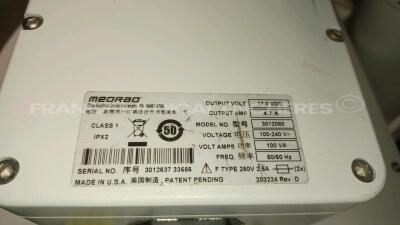 Medrad MRI Monitoring System Veris 8600 - S/W 3.2 - Multilingual Device - w/ Monitor - Battery Charging System - Trolley (Powers up) *033512/301263733556/AX001025* - 9