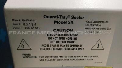 Idexx Quanti-Tray Sealer Model 2X (Powers up) *03194* - 7